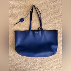 Yves Saint Laurent blue East West Large Tote Bag